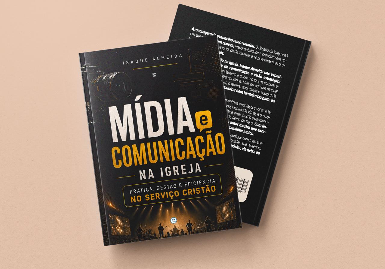 Capa do livro Mídia e Comunicação na Igreja de Isaque Almeida